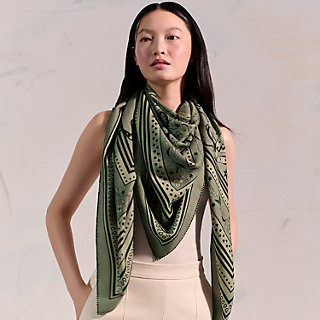 カレジェアン カシミアシルク 《アマゾンの祭典・バンダナ